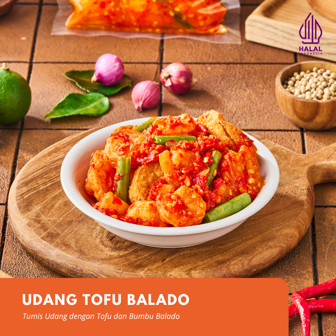 Satu Porsi Udang Tofu Balado