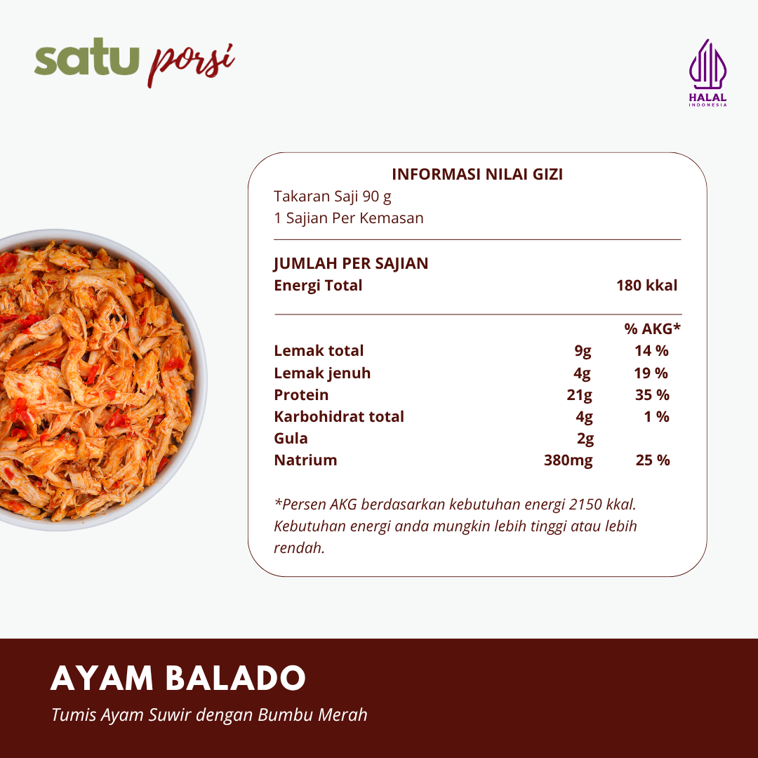 Satu Porsi Ayam Balado