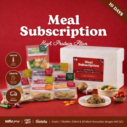 Image of Satu Porsi 10 Days Meal Subscription: High Protein Plan