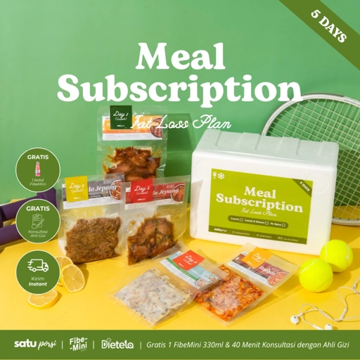 Image of Satu Porsi 5 Days Meal Subscription: Fat Loss Plan