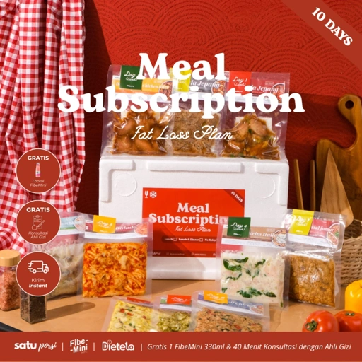 Image of Satu Porsi 10 Days Meal Subscription: Fat Loss Plan