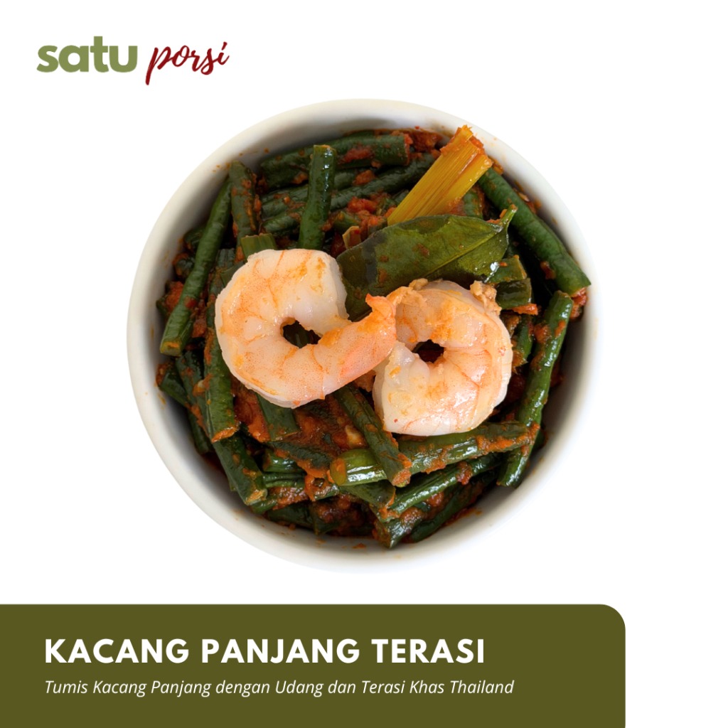 Satu Porsi Kacang Panjang Terasi