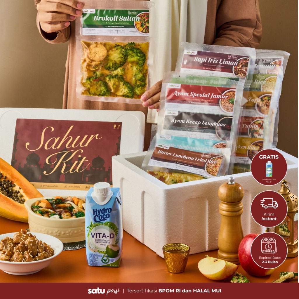Satu Porsi Sahur Kit (Paket Makanan Sahur 12 Menu)