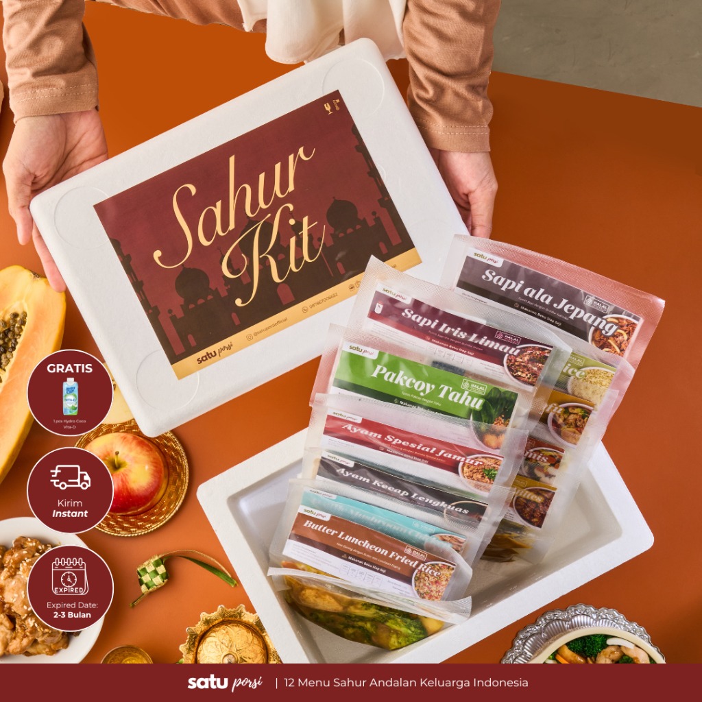 Satu Porsi Sahur Kit (Paket Makanan Sahur 12 Menu)