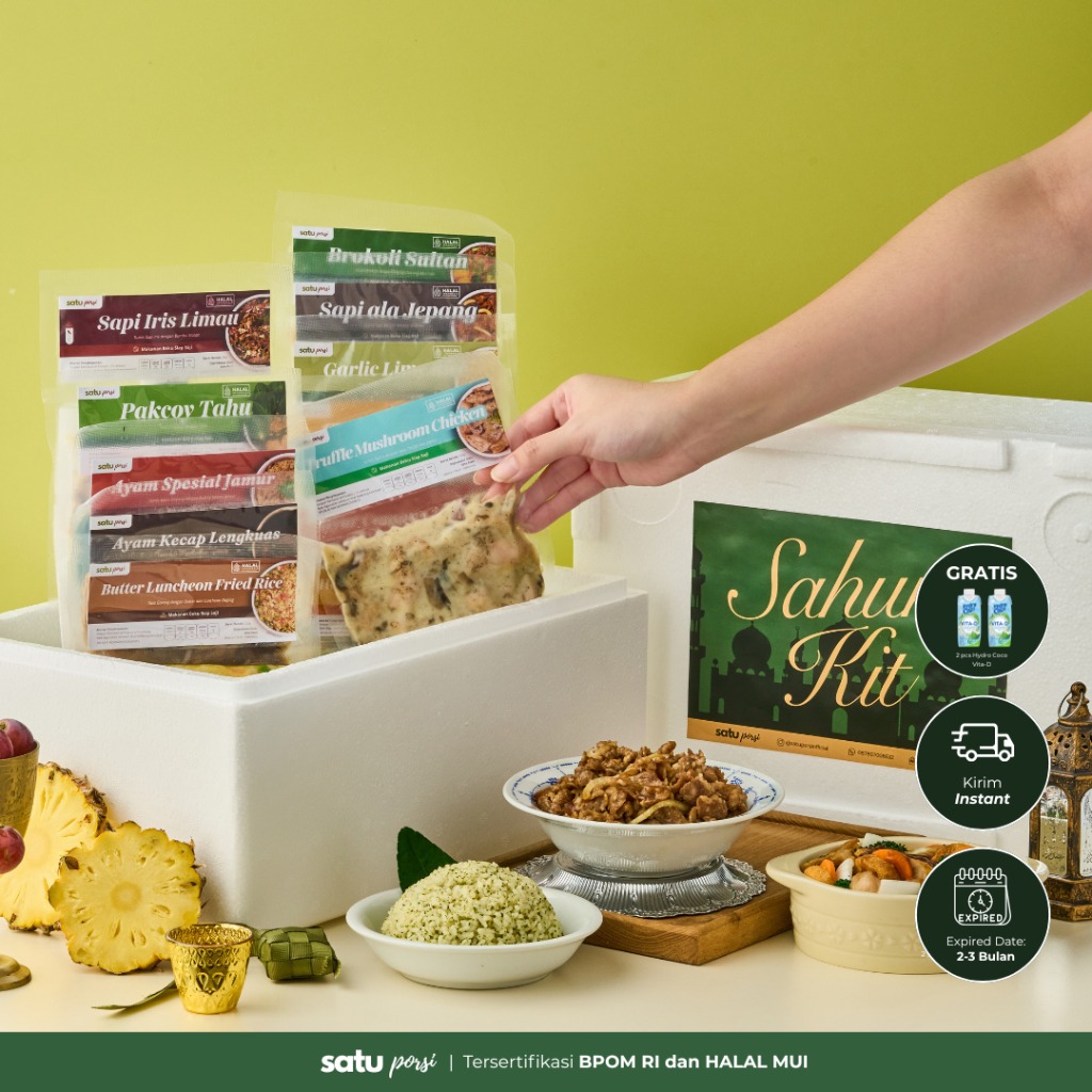 Satu Porsi Sahur Kit (Paket Makanan Sahur 24 Menu)