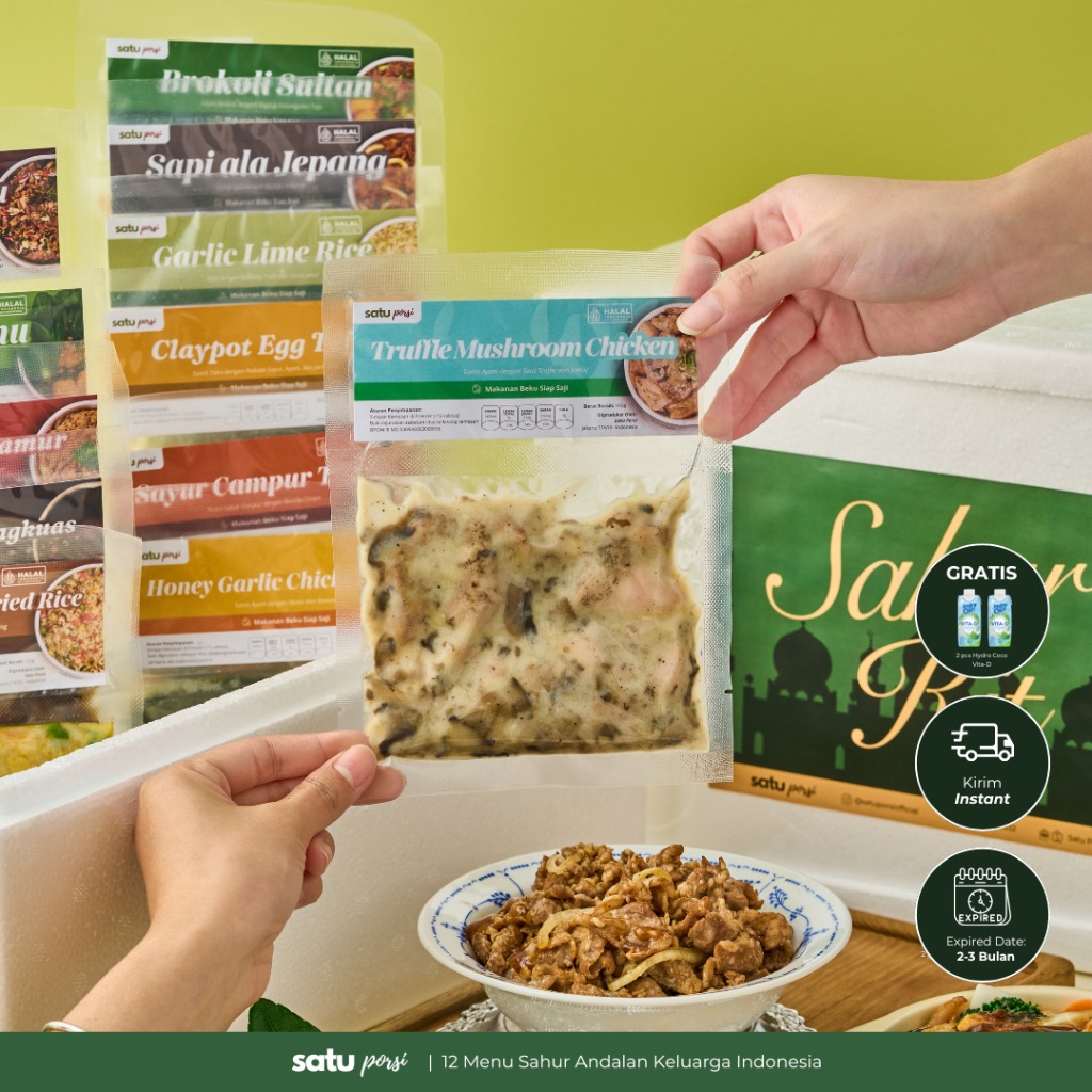 Satu Porsi Sahur Kit (Paket Makanan Sahur 24 Menu)