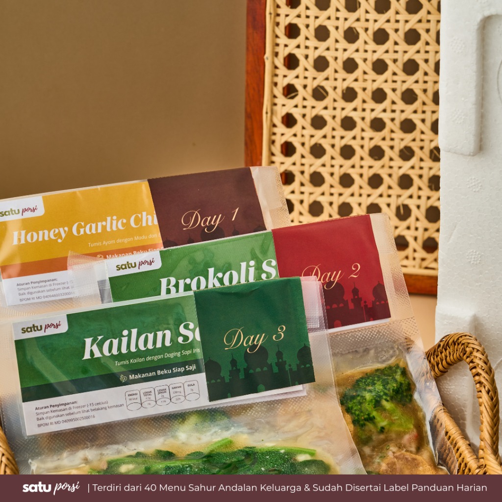 Satu Porsi Sahur Kit (Paket Makanan Sahur 40 Menu)
