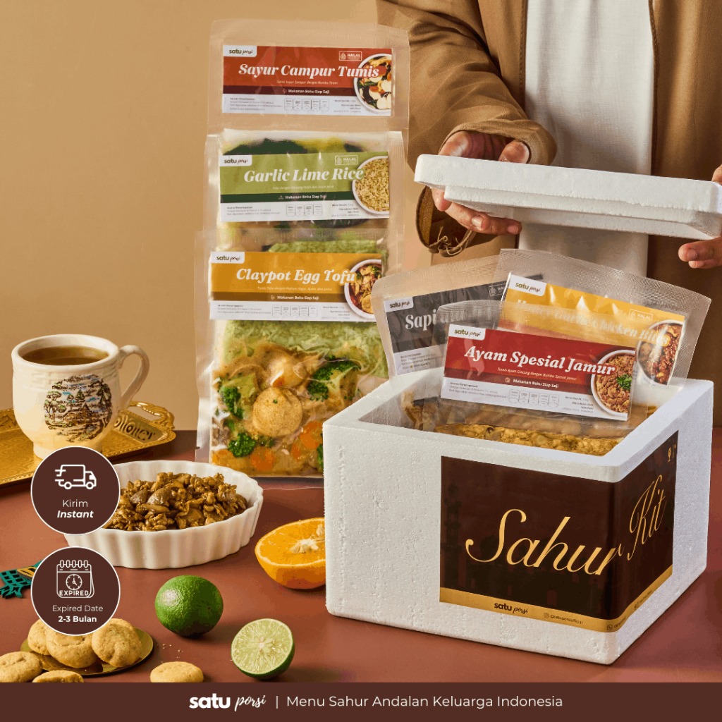 Satu Porsi Sahur Kit (Paket Makanan Sahur 6 Menu)