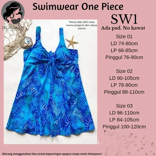 BAJU RENANG BIG SIZE. SW1