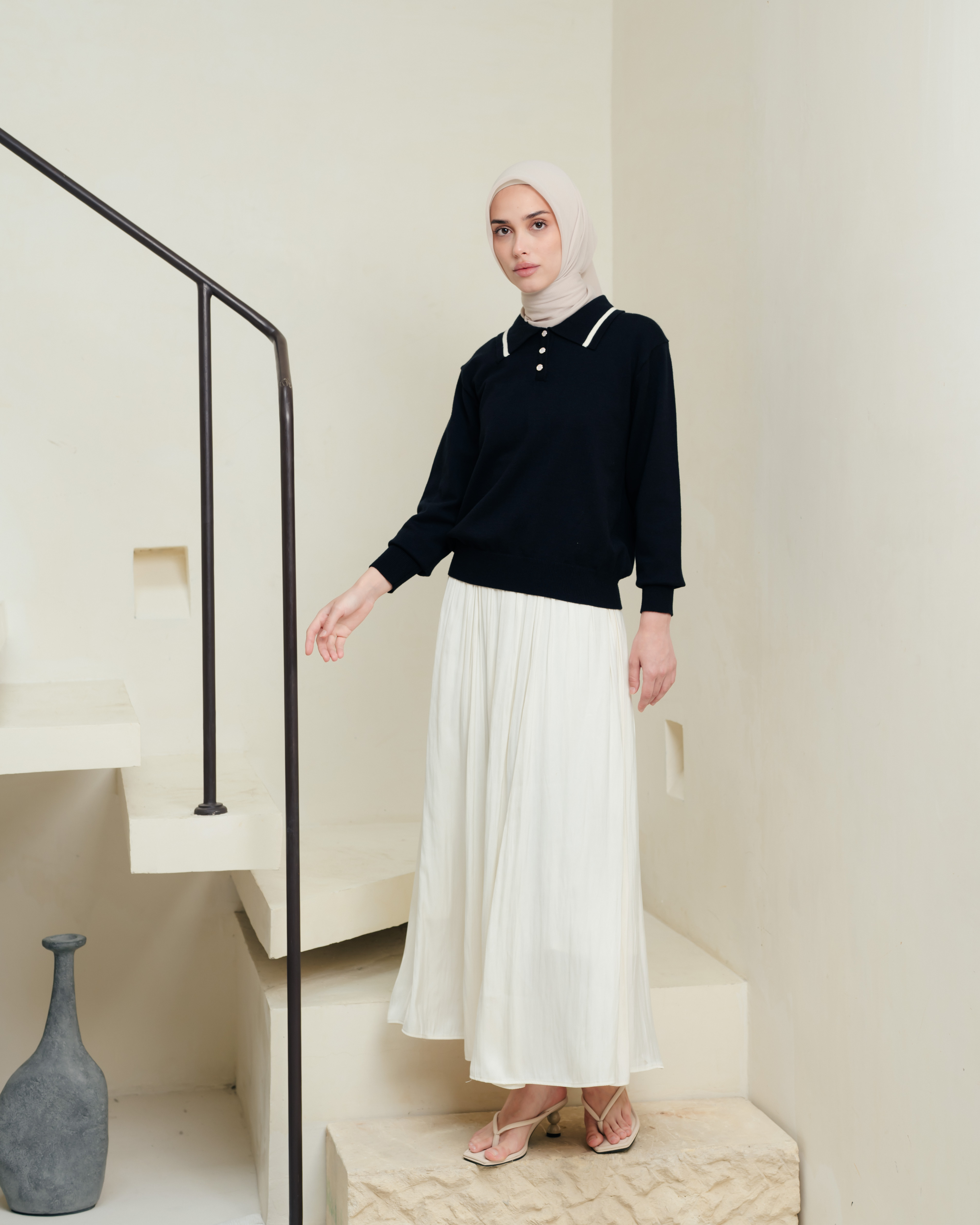 Lights.clo - Neva Polo Knit