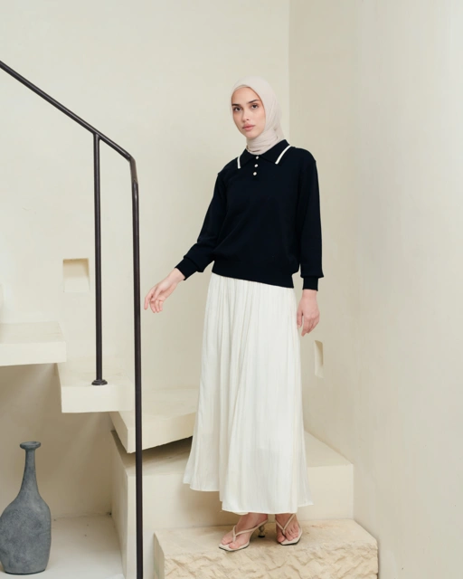 Lights.clo - Neva Polo Knit