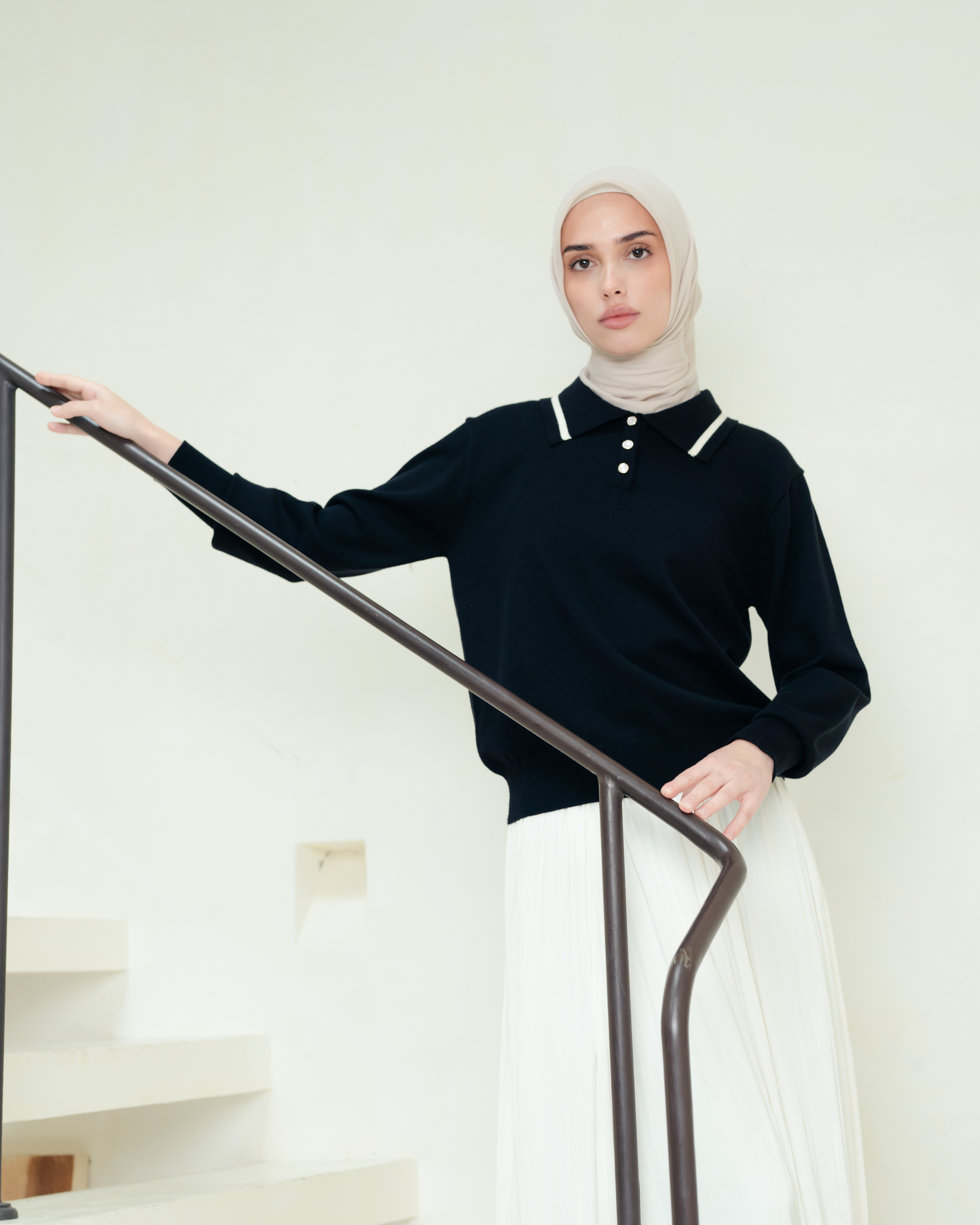 Lights.clo - Neva Polo Knit