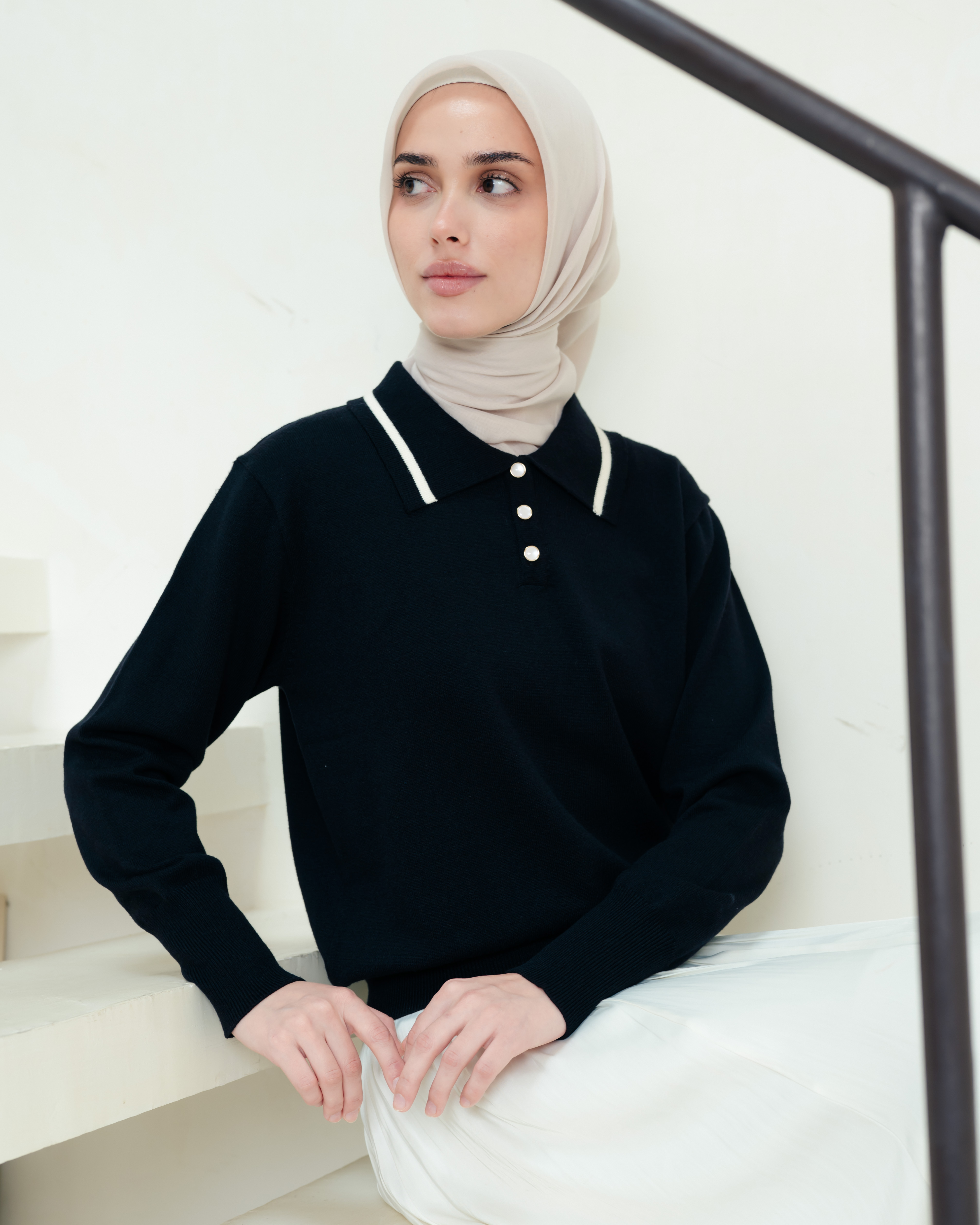 Lights.clo - Neva Polo Knit
