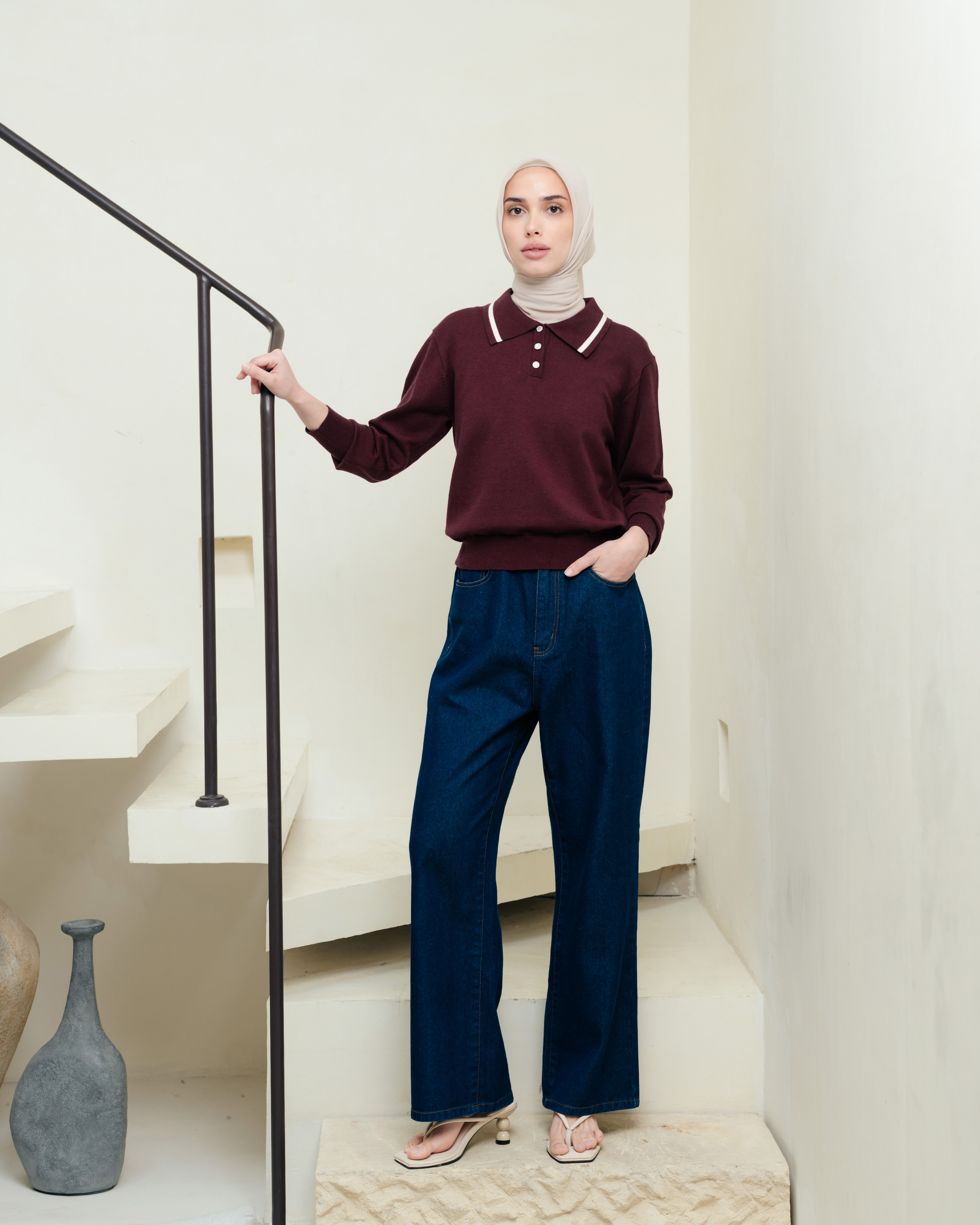 Lights.clo - Neva Polo Knit