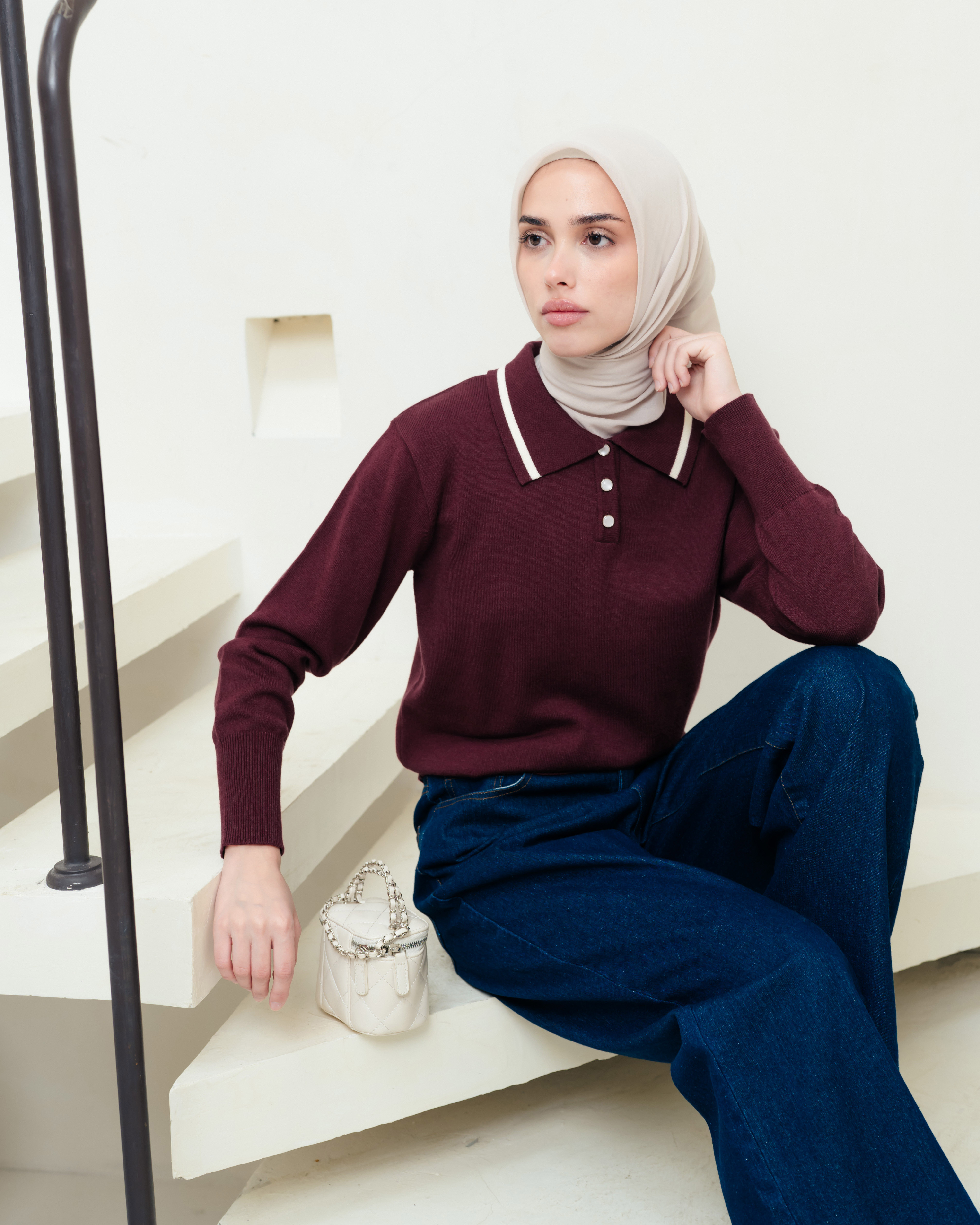 Lights.clo - Neva Polo Knit