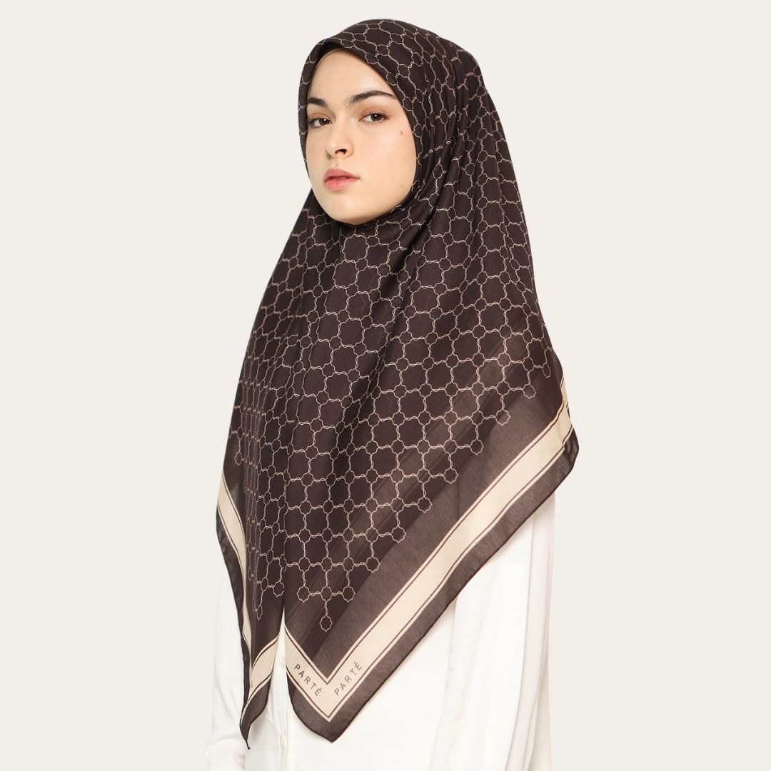 PARTE Primrose Scarf - Burnt Burgundy