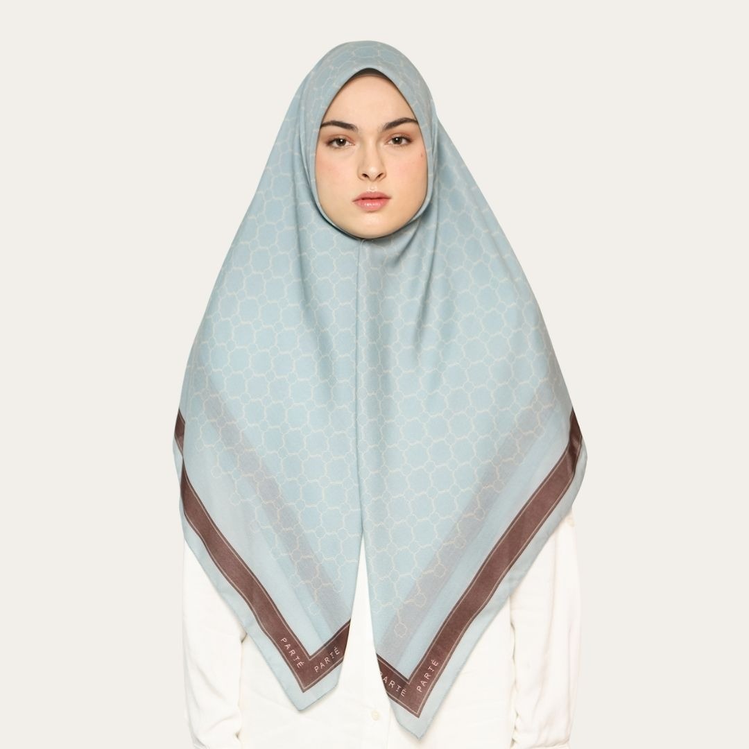PARTE Primrose Scarf - Blue Chambray