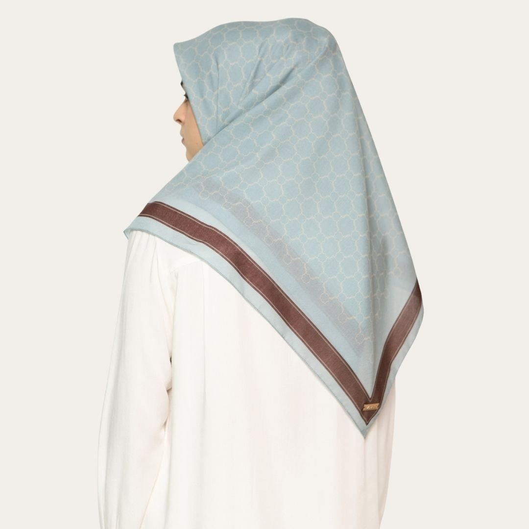 PARTE Primrose Scarf - Blue Chambray
