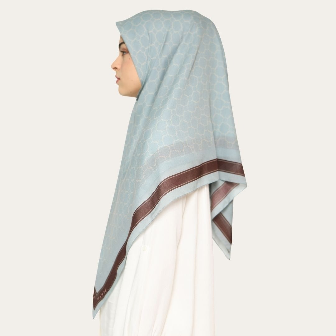 PARTE Primrose Scarf - Blue Chambray