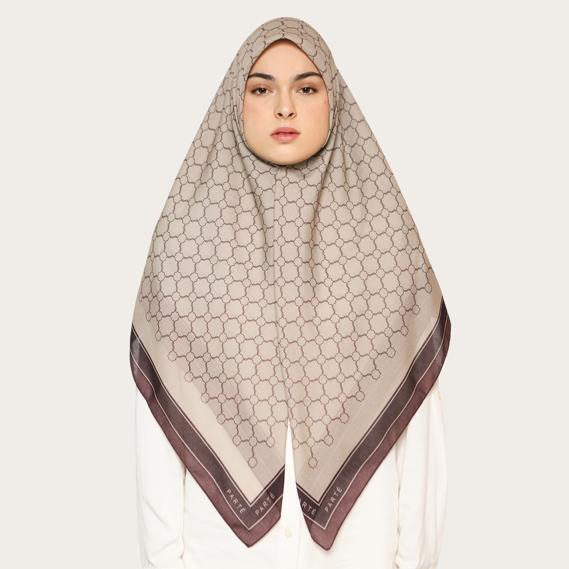 PARTE Primrose Scarf - Cream Cherry