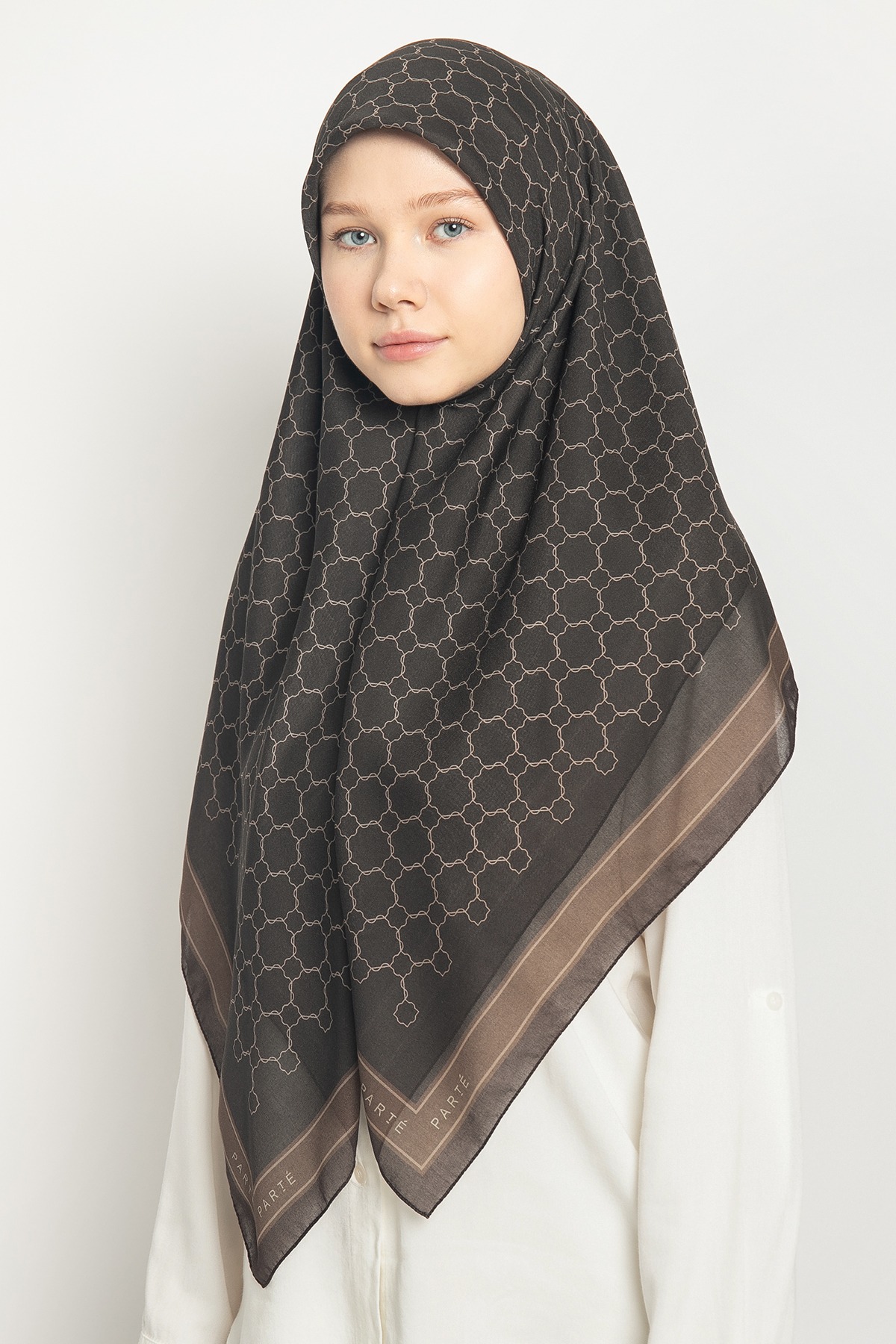 PARTE Primrose Scarf - Brown Opera