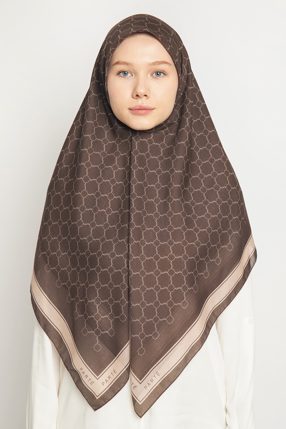PARTE Primrose Scarf - Mocha Mousse