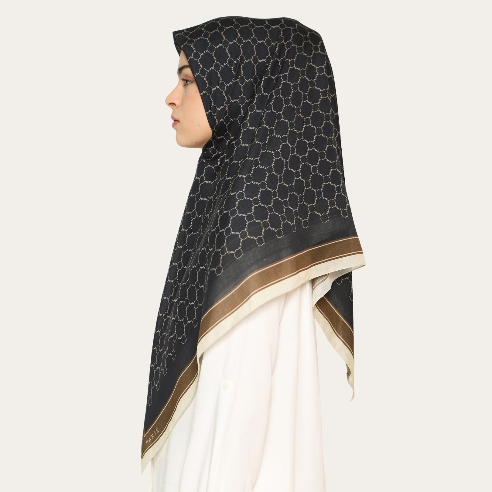 PARTE Primrose Scarf - Frost Noir