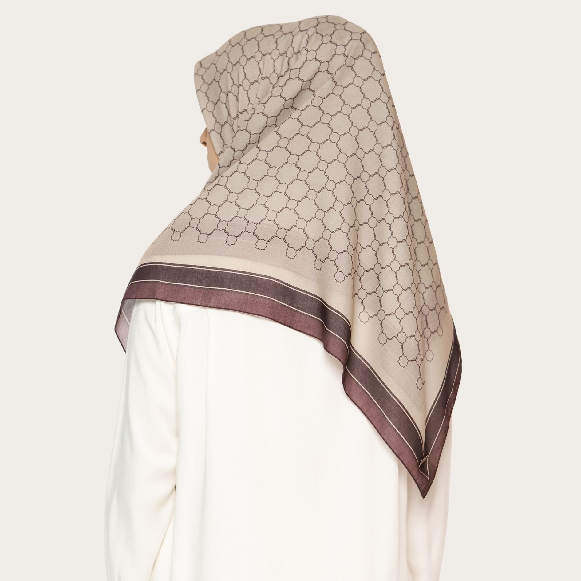 PARTE Primrose Scarf - Cream Cherry