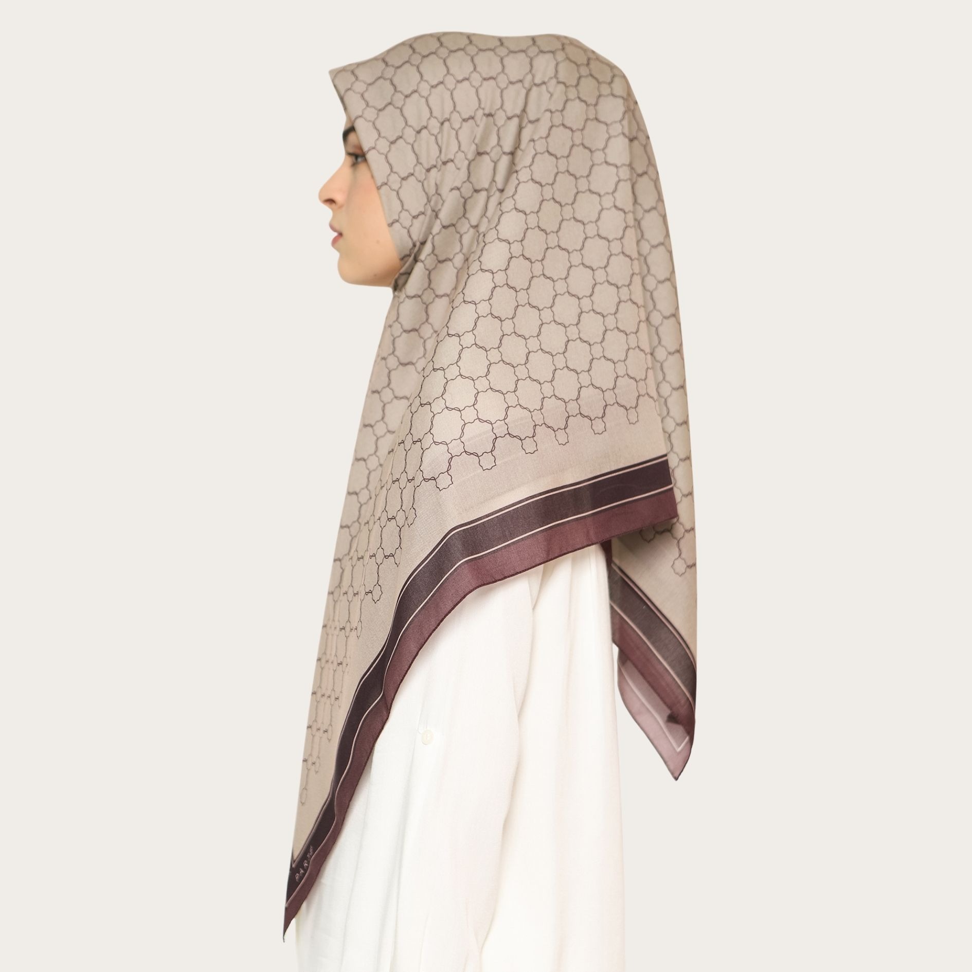 PARTE Primrose Scarf - Cream Cherry