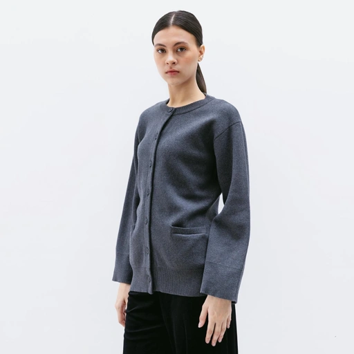 Image of Ann Knit Top - Grey