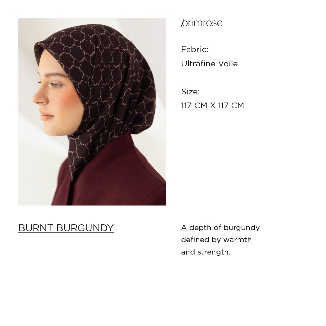 PARTE Primrose Scarf - Burnt Burgundy