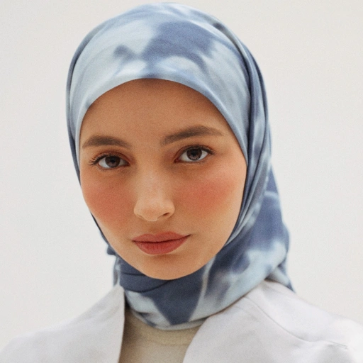 Image of PARTE Aerith Scarf - Ciel Blue