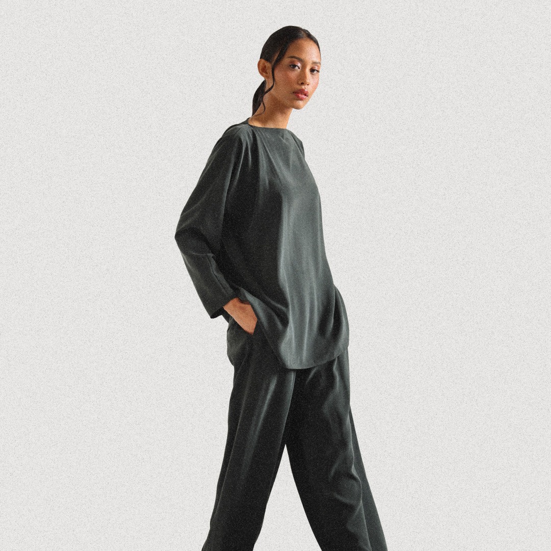 Tempo Blouse - Emerald