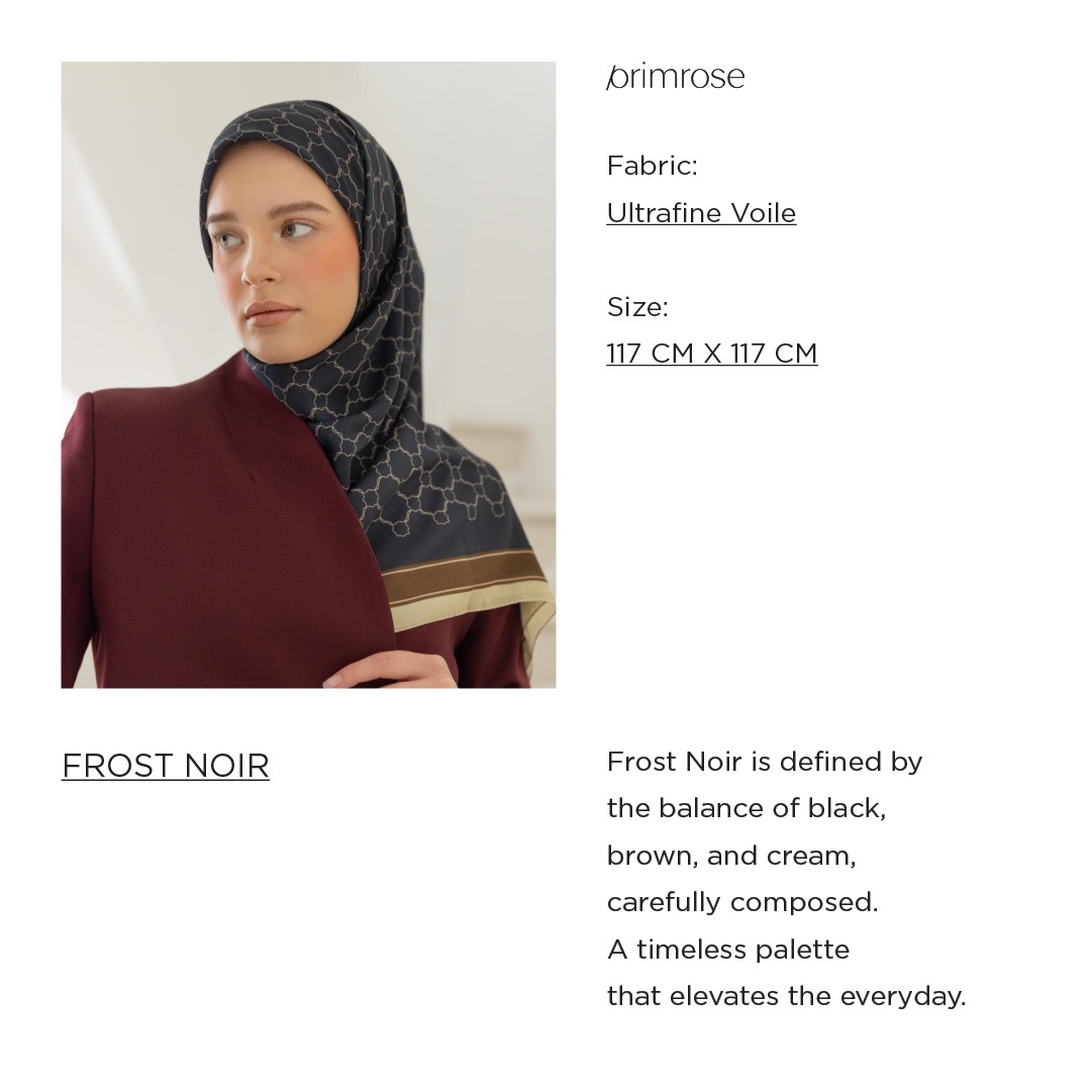 PARTE Primrose Scarf - Frost Noir