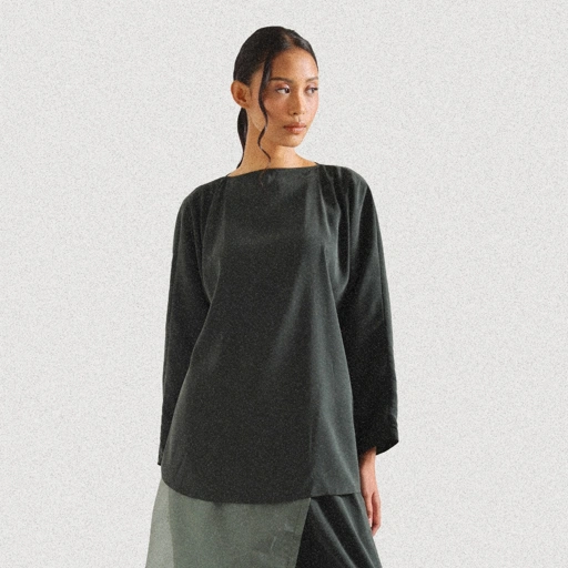 Image of Tempo Blouse - Emerald