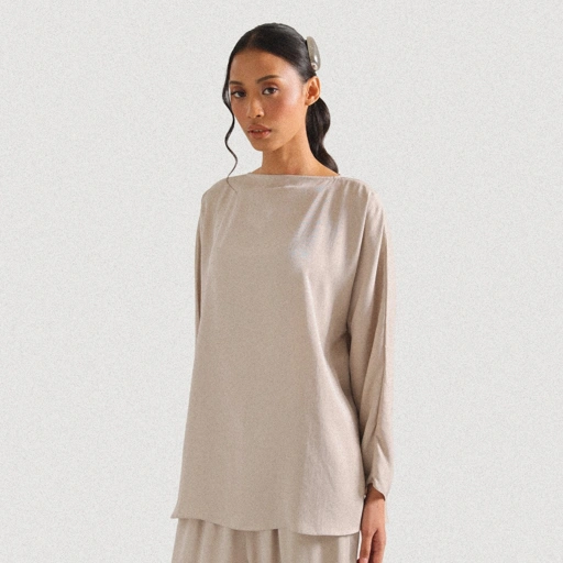 Image of Tempo Blouse - Beige