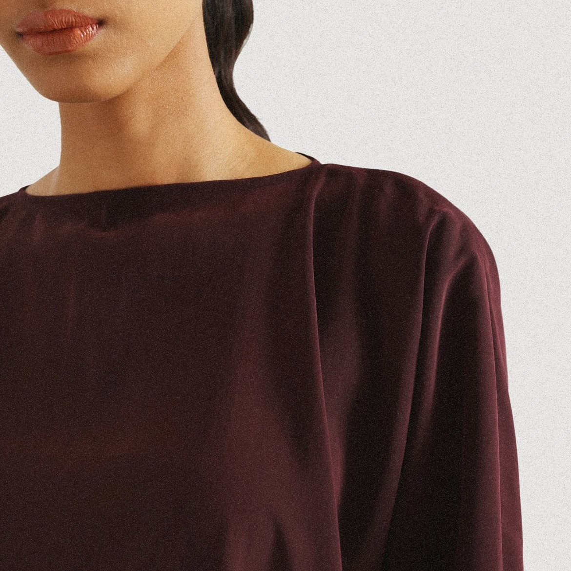 Tempo Blouse - Maroon