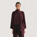 Tempo Fringe Scarf - Maroon