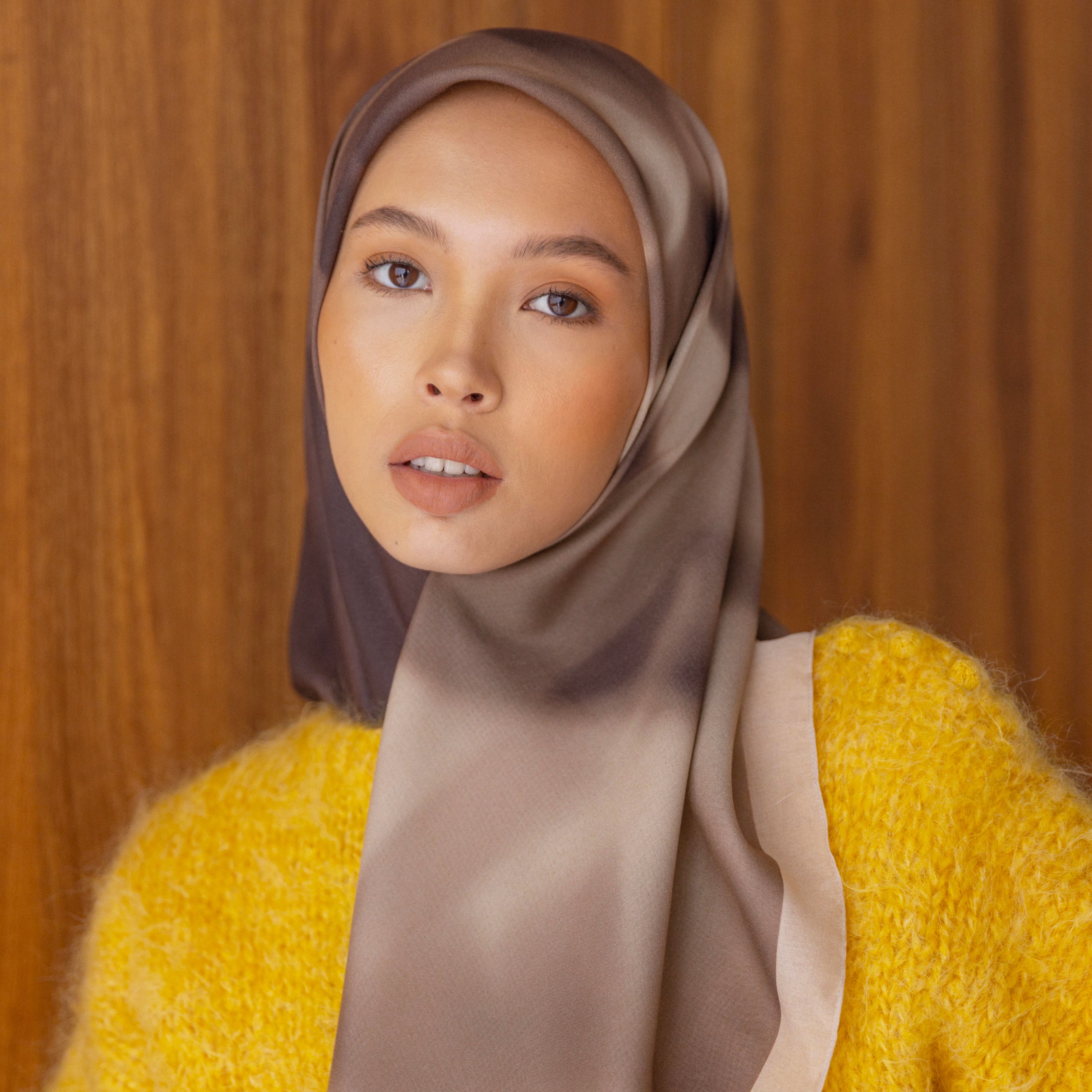 PARTE Fler Scarf - Nutmeg
