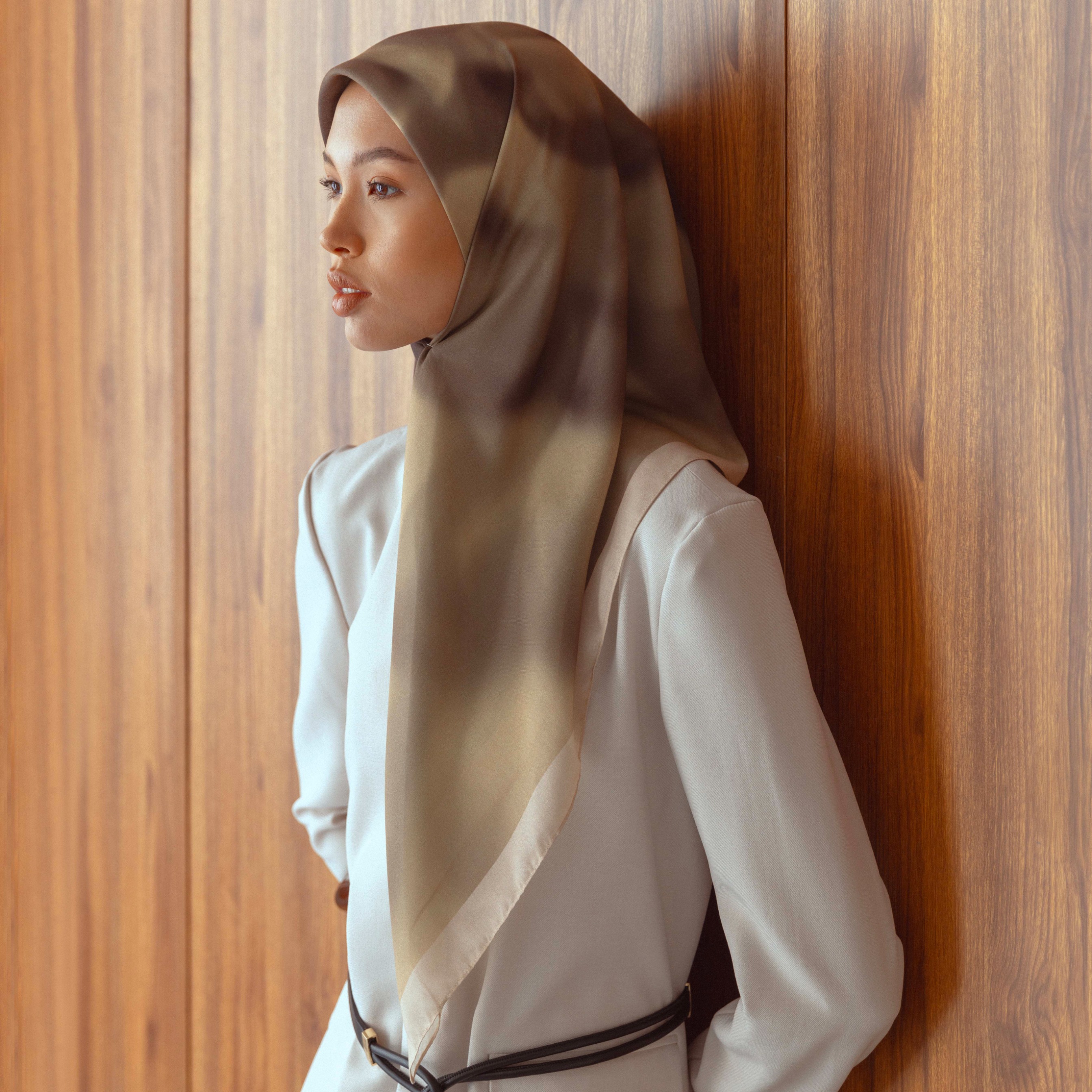 PARTE Fler Scarf - Plum