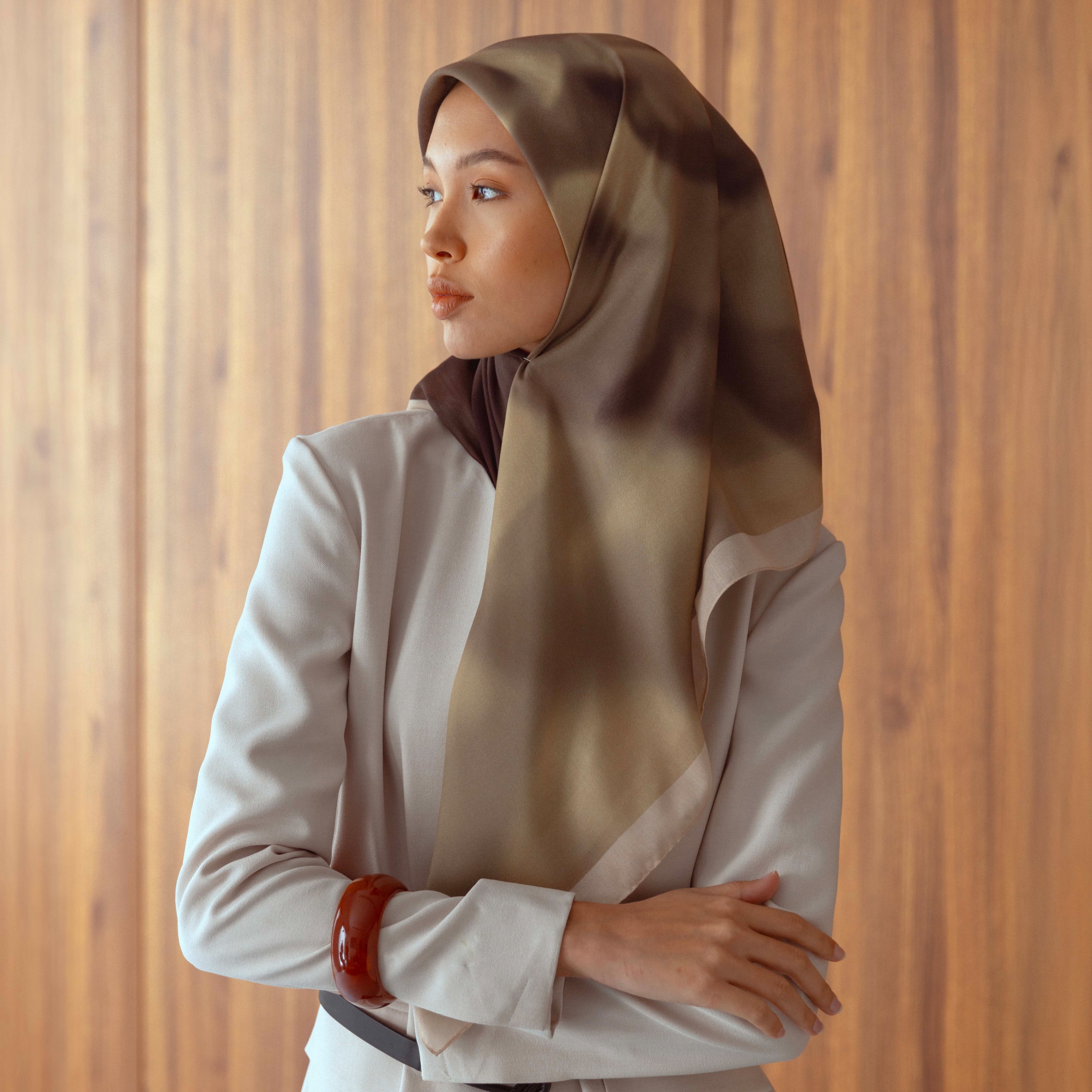 PARTE Fler Scarf - Plum