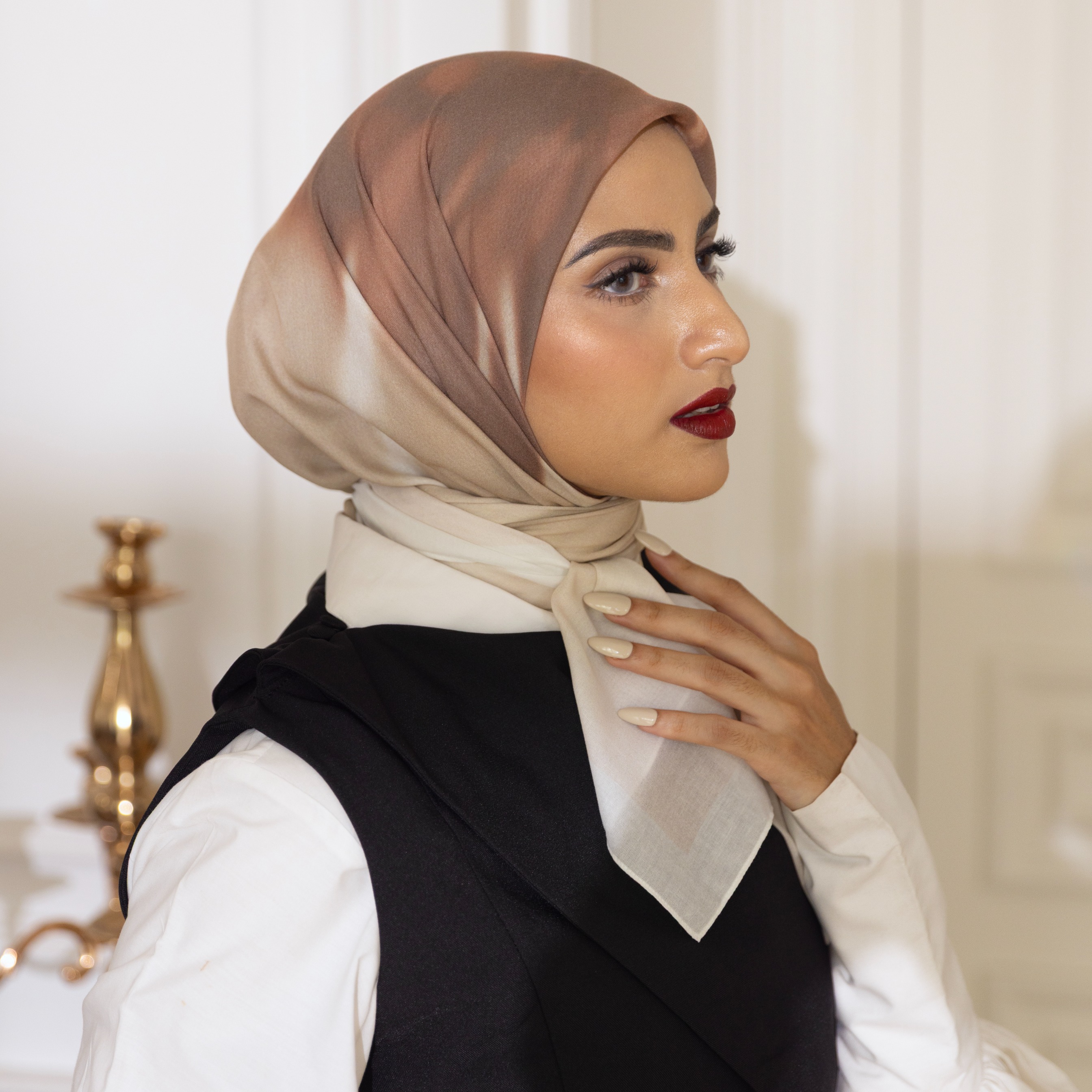 PARTE Frida Scarf - Rosewood Muse