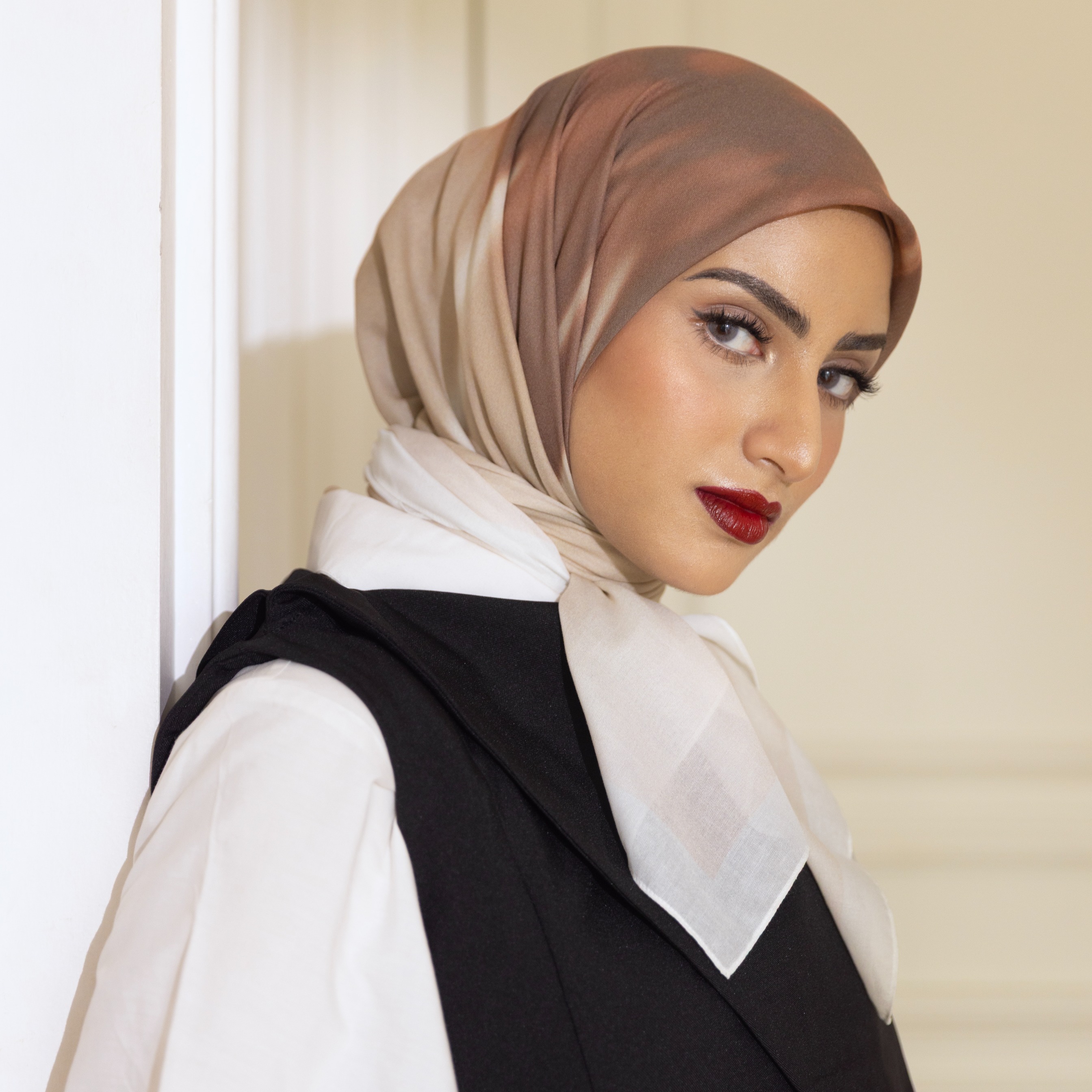PARTE Frida Scarf - Rosewood Muse