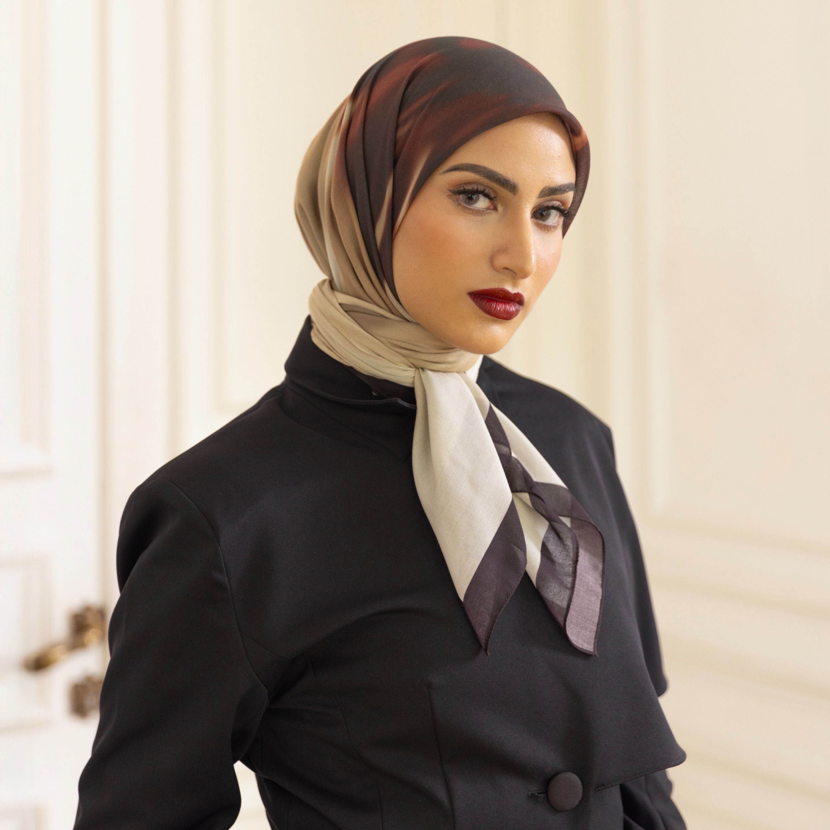 [WEB EXCLUSIVE] PARTE Frida Scarf - Rouge 786