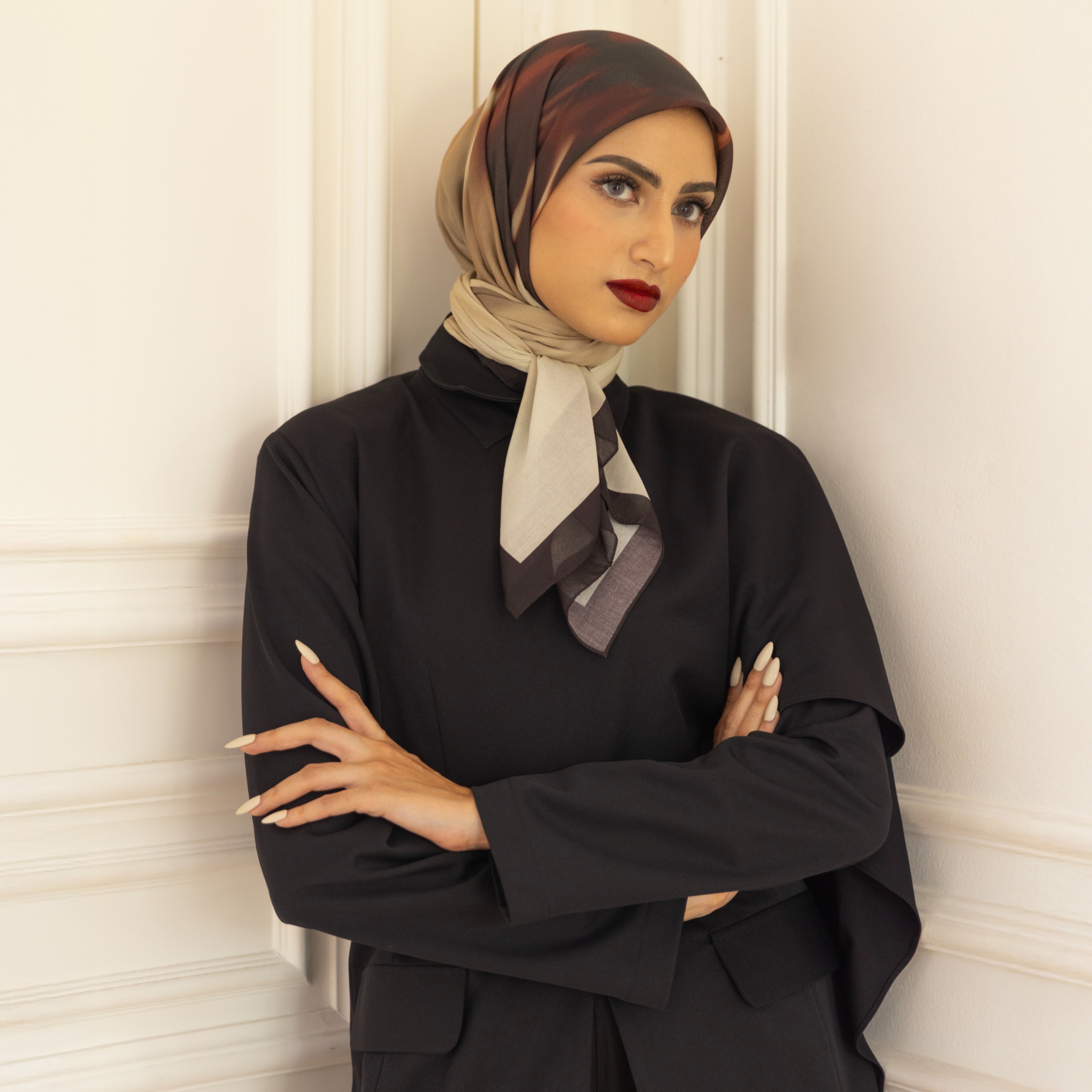 [WEB EXCLUSIVE] PARTE Frida Scarf - Rouge 786