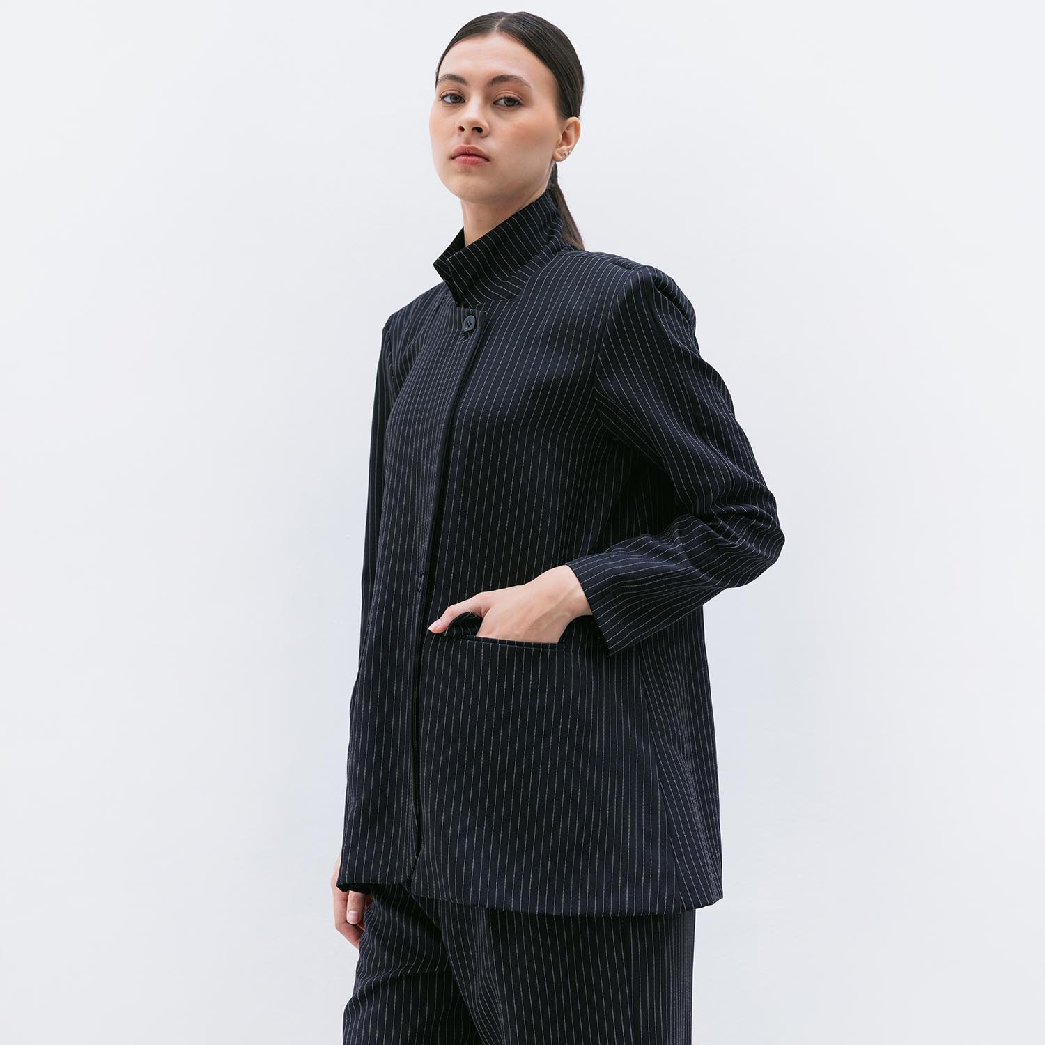 Rue Stripe Blazer