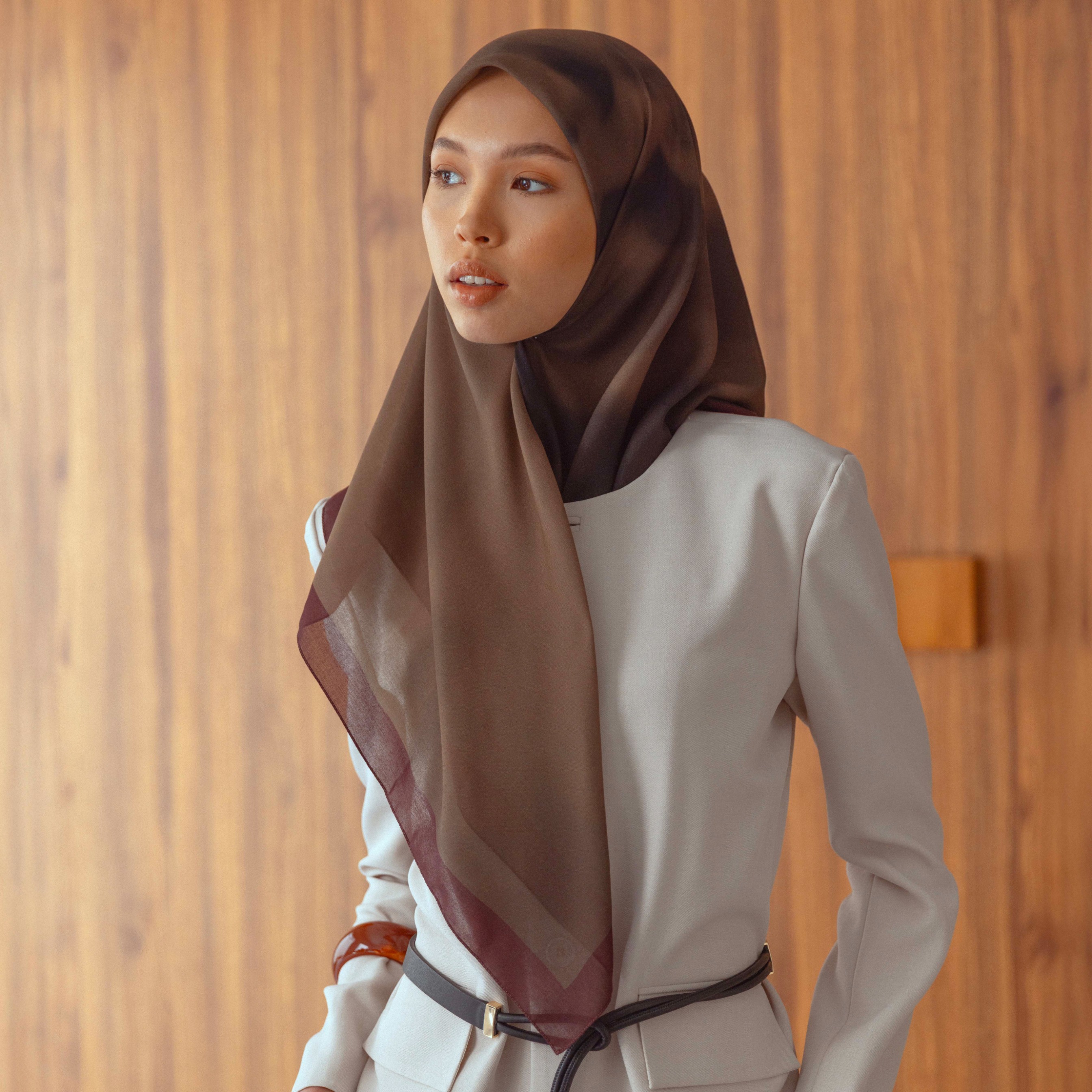 PARTE Fler Scarf - Saffron