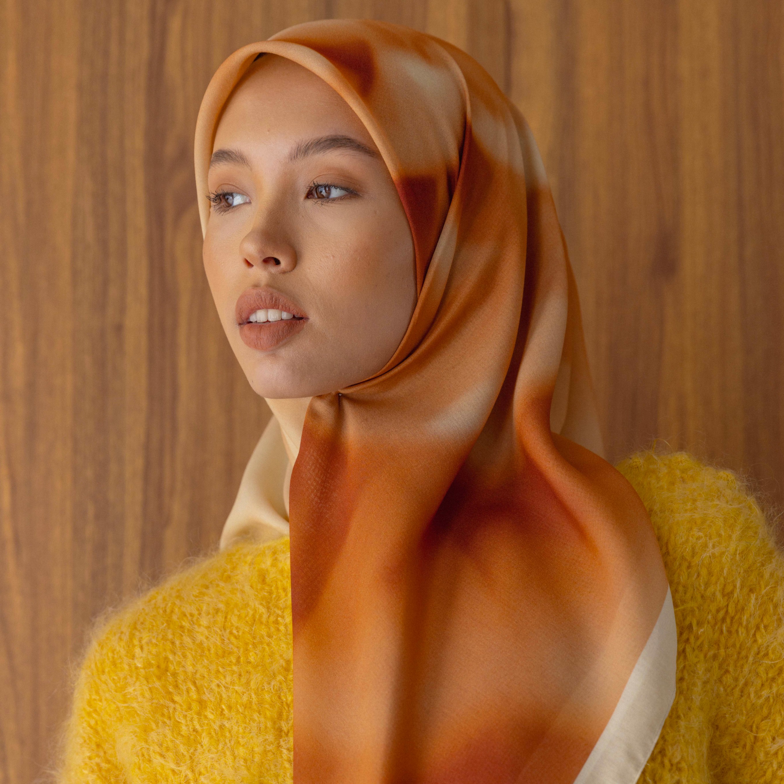 PARTE Fler Scarf - Tangerine