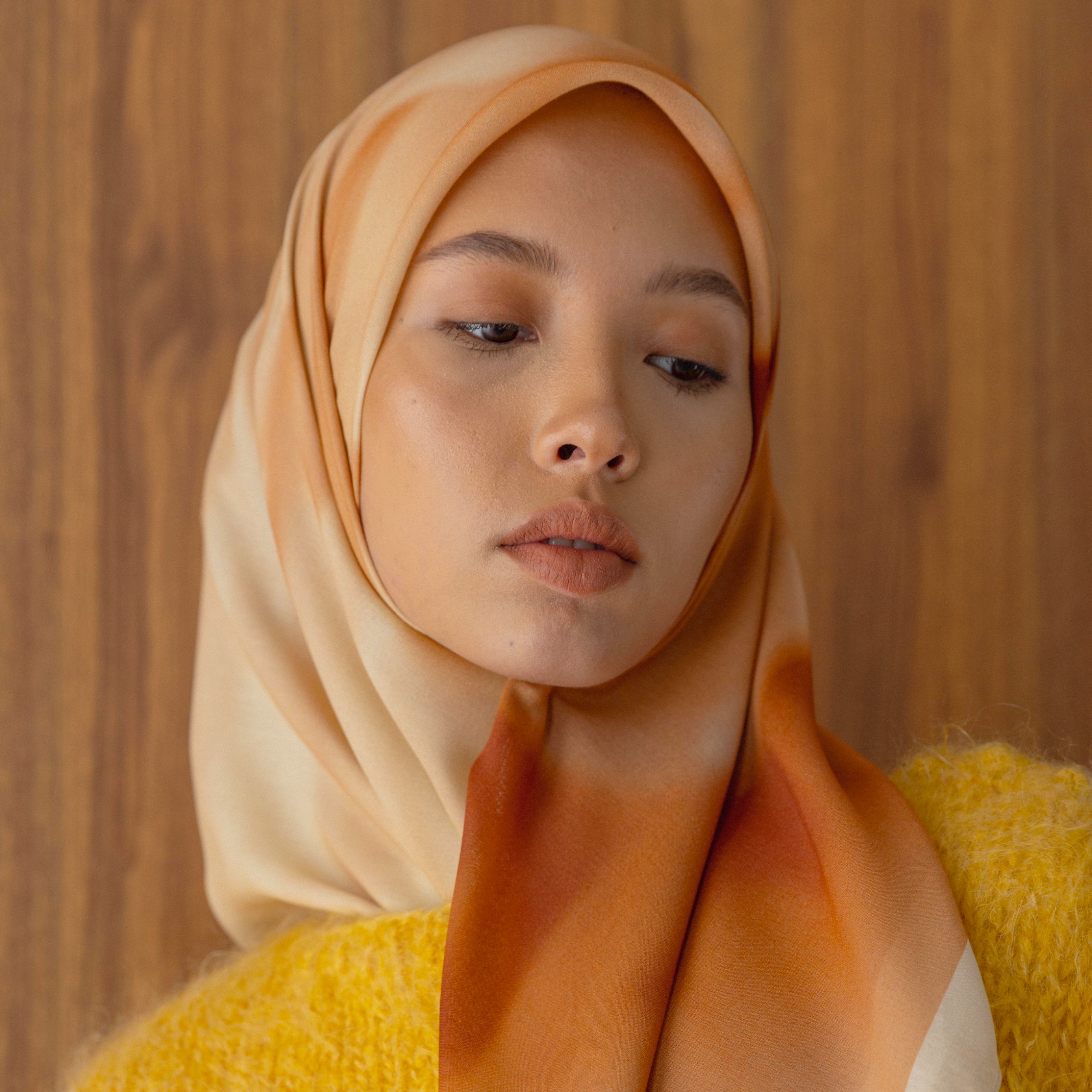 PARTE Fler Scarf - Tangerine