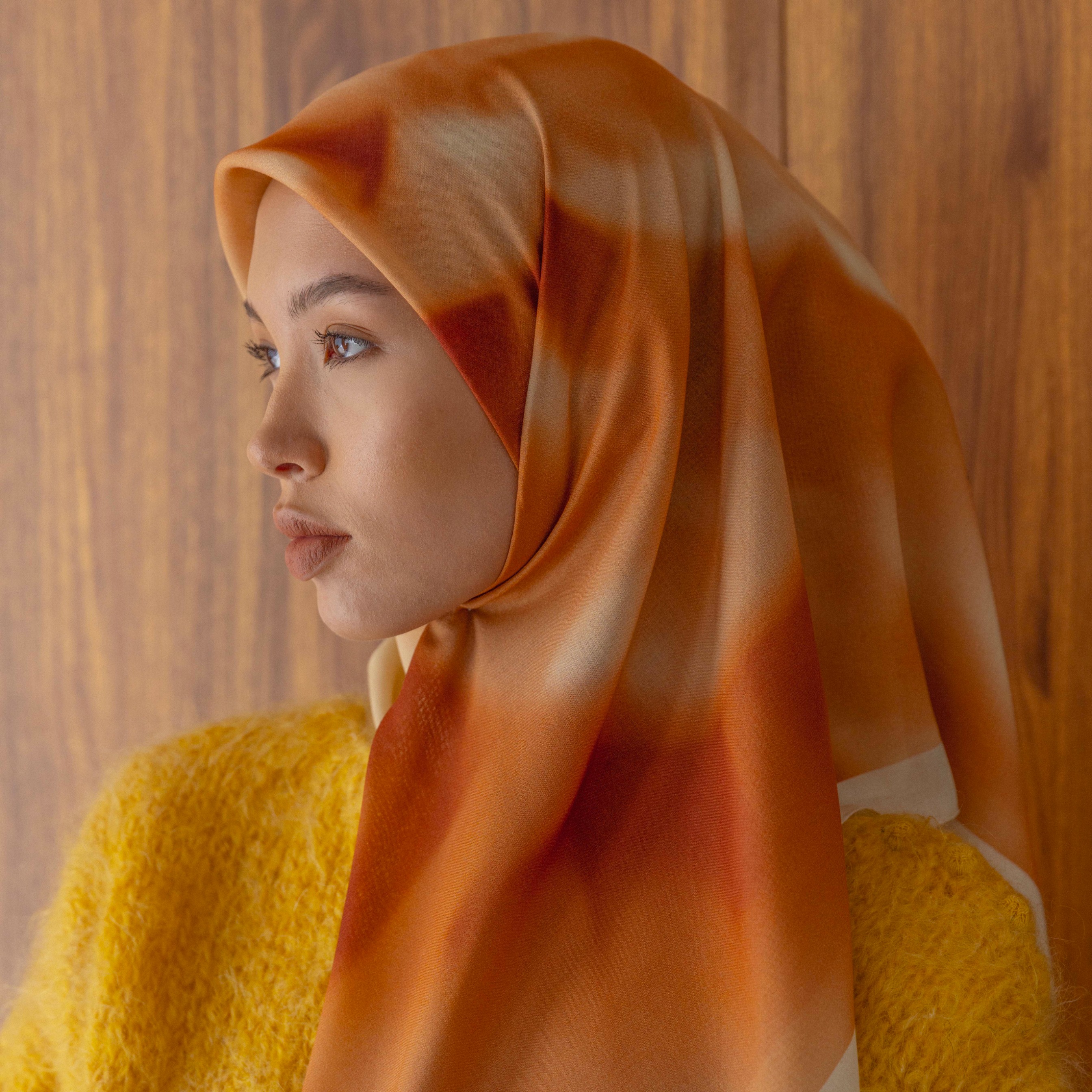 PARTE Fler Scarf - Tangerine